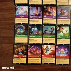 Disney Lorcana TCG Mixed Collection Reign Of Jafar & Fabled 60 Cards Set 8 e 9 - Image 5