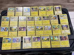 (30) Pikachu CARDS LOT VTG HOLO Raichu Stamped Red Cheeks Surfing Alolan Rainbow - Image 1