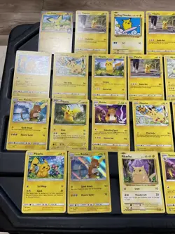 (30) Pikachu CARDS LOT VTG HOLO Raichu Stamped Red Cheeks Surfing Alolan Rainbow - Image 2