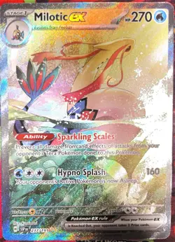 Pokemon TCG Milotic EX Surging Sparks Ultra Rare Holo Card 217/191 - Image 1