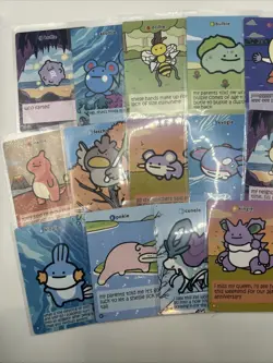 20 Different Card Lot - Pokiebubies Fan Art Custom Derpy Flareon Glacon Holo + - Image 2