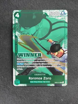 Roronoa Zoro (Winner Pack 2025 Vol. 3) EB02-019 One Piece Promotion Cards Foil - Image 1