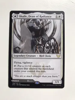 Shaile Dean of Radiance / Embrose Shadow MTG Magic Gathering Card NM Mint STX - Image 1