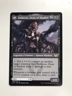 Shaile Dean of Radiance / Embrose Shadow MTG Magic Gathering Card NM Mint STX - Image 2