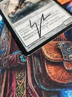 MTG Ichorclaw Myr - Scars Of Mirrodin Regular - Signed By Artist, MP - Image 3
