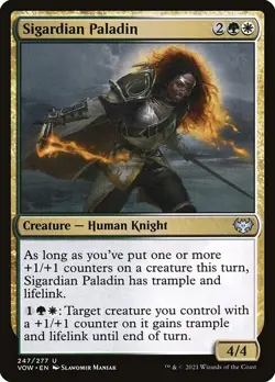 NM Foil Sigardian Paladin, MTG, Innistrad: Crimson Vow, Magic the Gathering, 247 - Image 1