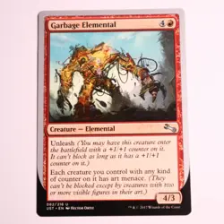 MTG Red - Garbage Elemental - Unstable - 082 - Magic the Gathering - Image 1