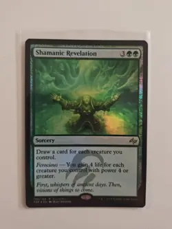 MTG Foil Shamanic Revelation Fate Reforged BAB Promo NM Green Sorcery WotC 2015 - Image 1