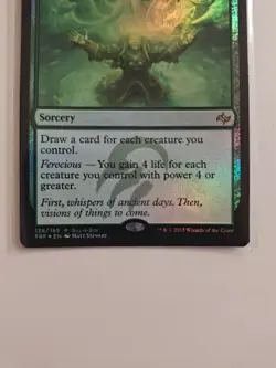MTG Foil Shamanic Revelation Fate Reforged BAB Promo NM Green Sorcery WotC 2015 - Image 4