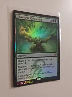 MTG Foil Shamanic Revelation Fate Reforged BAB Promo NM Green Sorcery WotC 2015 - Image 5