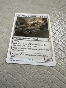 WHITE BORDER Iona, Shield of Emeria Mystery Boosters 2 MTG Magic NM - Image 2
