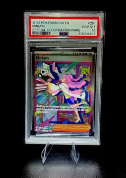 Pokemon Miriam Special Illustration Rare Holo SV01 251/198 PSA 10 English - Image 1