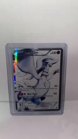 POKEMON TCG Reshiram (113 Full Art) 113/114 Black & White Holo - MP - Image 1