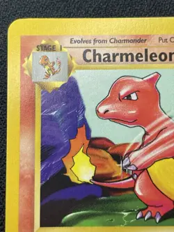 Pokemon Charmeleon 24/102 Base Set Uncommon Unlimited LP - Image 2