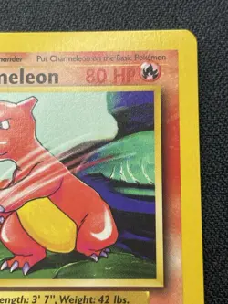 Pokemon Charmeleon 24/102 Base Set Uncommon Unlimited LP - Image 3