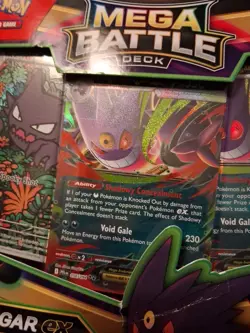 Pokemon Mega Gengar EX Battle Deck SEALED 60-Card Deck, Haunter Black Star Promo - Image 3
