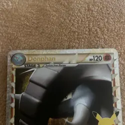 Pokemon TCG Donphan Prime HeartGold SoulSilver Holo Rare Card 107/123 2010 - Image 3