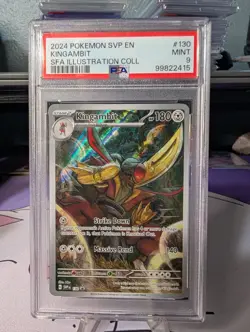 PSA 9 Kingambit 130 Sv: Scarlet & Violet Promo Cards Holo - Image 1