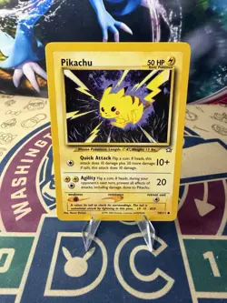 Pikachu 70/111 Neo Genesis Set Rare Vintage Pokemon Card - Image 1