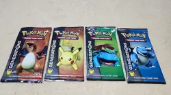 Pokemon TCG XY Generations Booster Pack Art Set (4 Boosters)- SEALED - Image 1