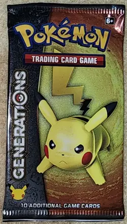 Pokemon TCG XY Generations Booster Pack Art Set (4 Boosters)- SEALED - Image 2