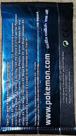 Pokemon TCG XY Generations Booster Pack Art Set (4 Boosters)- SEALED - Image 4