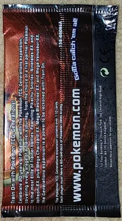 Pokemon TCG XY Generations Booster Pack Art Set (4 Boosters)- SEALED - Image 5