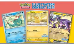 SEALED Pokemon Day Illustration Contest 2024 Promos SVP 213 214 215 3 Cards - Image 1