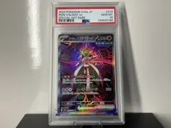 PSA 10 2024 POKEMON SV8a JP IRON VALIANT ex SPECIAL ART RARE PSA #213/187 - Image 1