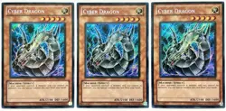 3 x LCGX-EN176 Cyber Dragon - Secret Rare Unlimited Near Mint YuGiOh Card - Image 1