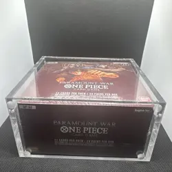 One Piece Paramount War Booster Box OP-02 English w Case (New/Sealed/See Photos) - Image 2