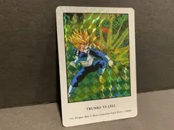 Dragon Ball Z Hero Collection #151 Prism Foil DBZ Trunks vs Cell Artbox Card! - Image 4