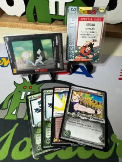 Dragon Ball Z Vintage Japanese and English Cards X 5 - Image 2