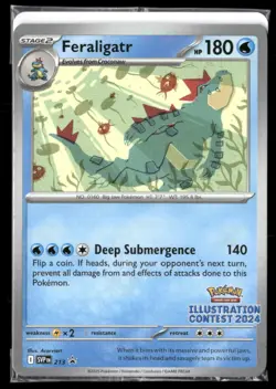 Feraligatr (Illustration Contest 2024) Promo SEALED Promo Cards 213 - Image 1