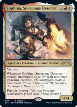 Sophina, Spearsage Deserter ~ Near Mint Universes Within (SLX) MTG Magic Ultimat - Image 1