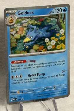 Golduck - (Cosmos Holo) 008 Pokemon TCG MEP: EN Mega Evolutions Black Star Promo - Image 3
