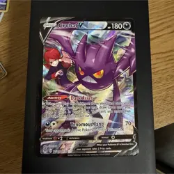 Pokemon Crobat V Ultra Rare Full Art Holo Lost Origin 180 HP TG20/TG30 - Image 1