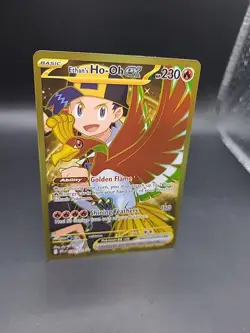 Pokemon TCG Ethans Ho-Oh Ex 239/182 S&V Destined Rivals Gold Hyper Rare NM/M - Image 2
