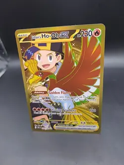 Pokemon TCG Ethans Ho-Oh Ex 239/182 S&V Destined Rivals Gold Hyper Rare NM/M - Image 3