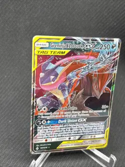 Greninja & Zoroark GX 107/214 Unbroken Bonds - Pokemon TCG Tag Team Rare NM - Image 2