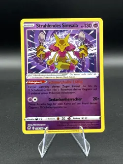 Strahlendes Simsala 59/195 Pokemon TCG Silberne Sturmwinde SIT 2022 NM Deutsch - Image 1