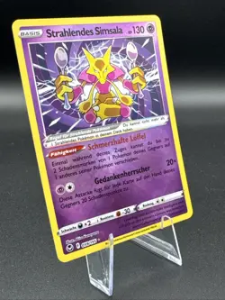 Strahlendes Simsala 59/195 Pokemon TCG Silberne Sturmwinde SIT 2022 NM Deutsch - Image 3