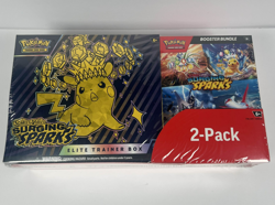 Pokemon TCG: Surging Sparks Elite Trainer Box Booster Bundle Costco 2-Pack - Image 1