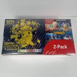 Pokemon TCG: Surging Sparks Elite Trainer Box Booster Bundle Costco 2-Pack - Image 2