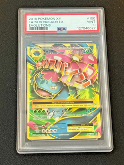 2016 Pokemon XY Evolutions M Venusaur EX #100 PSA 9 MINT - Image 1
