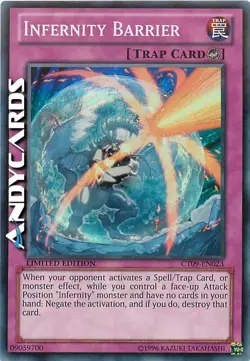 INFERNITY BARRIER • (Barriera Demoneterna) • Super R • CT09 EN023 • YUGIOH! - Image 1