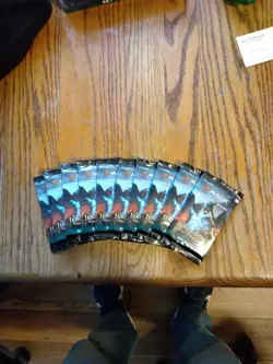 Lot Of 10 Magic The Gathering The Lord Of The Rings Sealed Booster Pack 12 Cards - Image 1