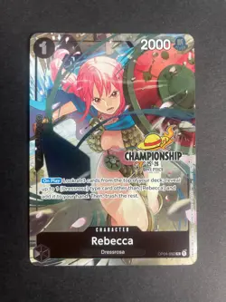 Rebecca OP04-092 Championship Tournament Promo CS One Piece Card English - Image 1