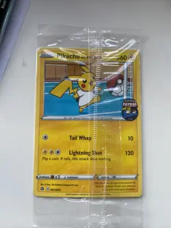 Factory Sealed Pickachu On The Ball Pokemon Card Promo Mint Condition - Image 1