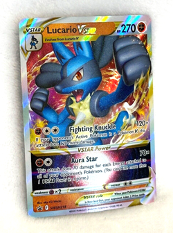 Lucario VSTAR SWSH214 Black Star Promo Ultra Rare Holo Pokemon TCG Card NM - Image 3